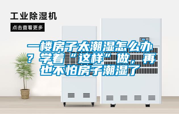 一樓房子太潮濕怎么辦？學(xué)著“這樣”做，再也不怕房子潮濕了