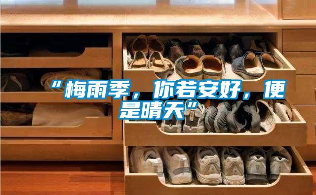 “梅雨季，你若安好，便是晴天”