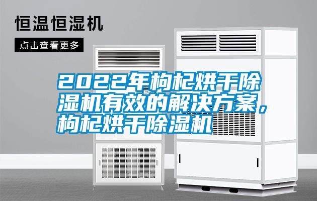 2022年枸杞烘干除濕機有效的解決方案，枸杞烘干除濕機