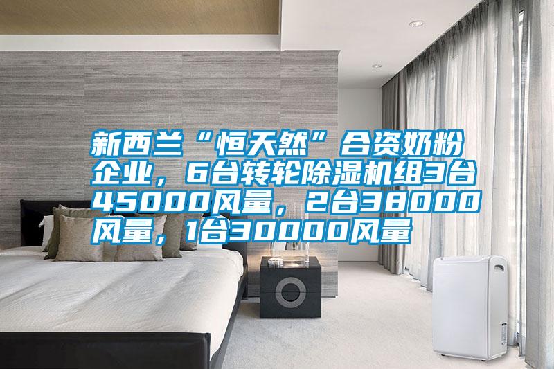 新西蘭“恒天然”合資奶粉企業(yè)，6臺轉(zhuǎn)輪除濕機(jī)組3臺45000風(fēng)量，2臺38000風(fēng)量，1臺30000風(fēng)量
