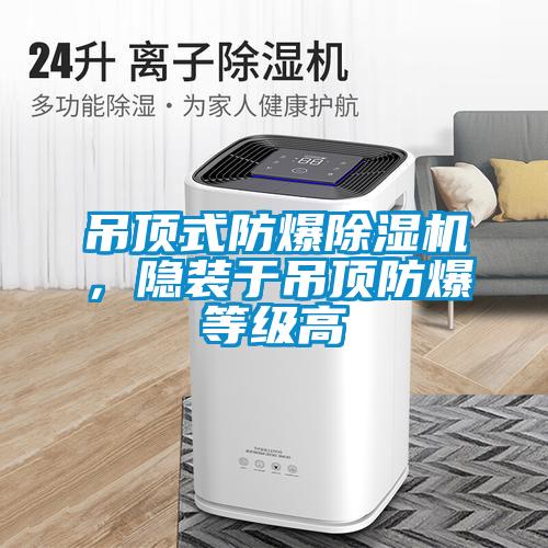 吊頂式防爆除濕機，隱裝于吊頂防爆等級高