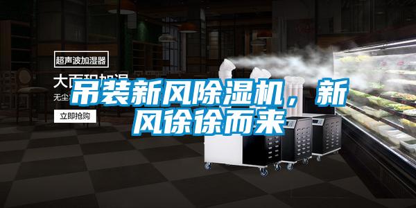 吊裝新風(fēng)除濕機，新風(fēng)徐徐而來