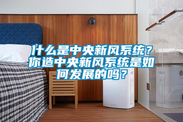 什么是中央新風(fēng)系統(tǒng)？你造中央新風(fēng)系統(tǒng)是如何發(fā)展的嗎？