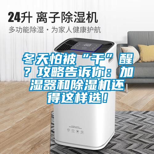 冬天怕被“干”醒？攻略告訴你：加濕器和除濕機(jī)還得這樣選！