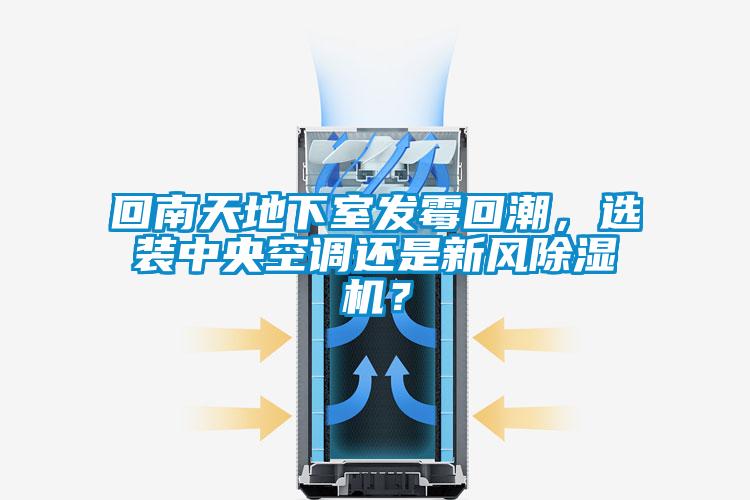 回南天地下室發(fā)霉回潮，選裝中央空調(diào)還是新風(fēng)除濕機？