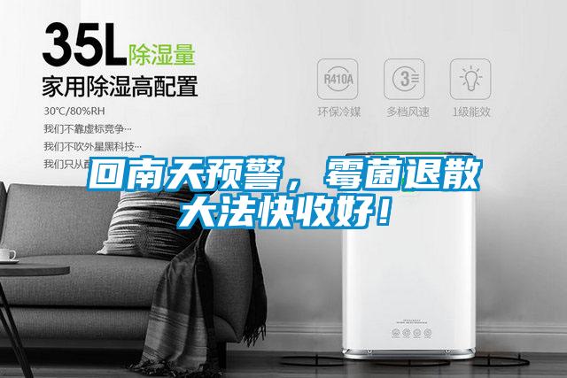回南天預(yù)警，霉菌退散大法快收好！