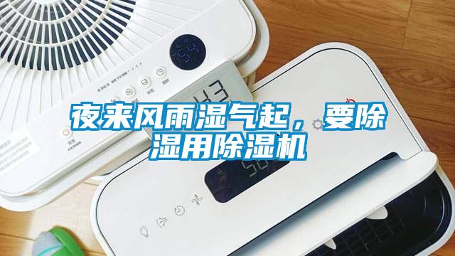 夜來(lái)風(fēng)雨濕氣起，要除濕用除濕機(jī)