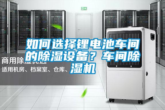 如何選擇鋰電池車間的除濕設(shè)備？車間除濕機