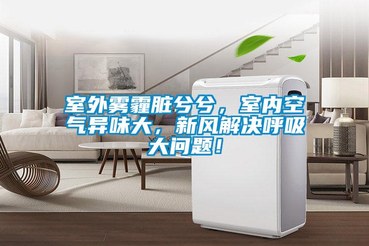室外霧霾臟兮兮，室內(nèi)空氣異味大，新風解決呼吸大問題！