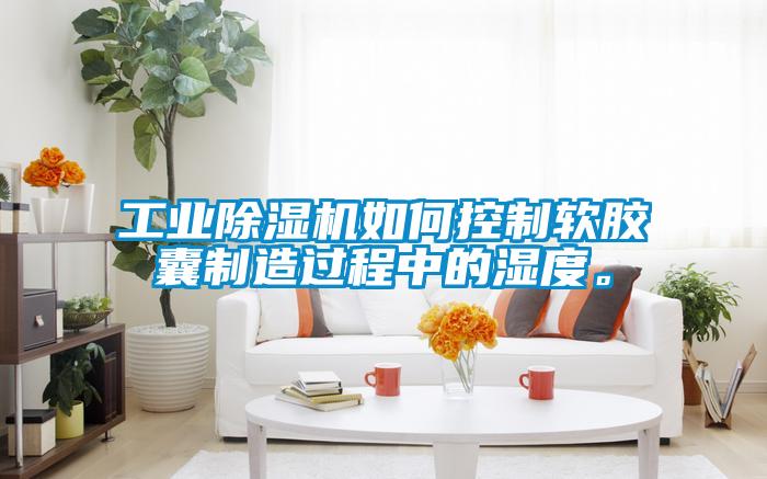 工業(yè)除濕機(jī)如何控制軟膠囊制造過程中的濕度。