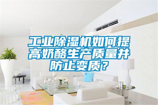 工業(yè)除濕機(jī)如何提高奶酪生產(chǎn)質(zhì)量并防止變質(zhì)？