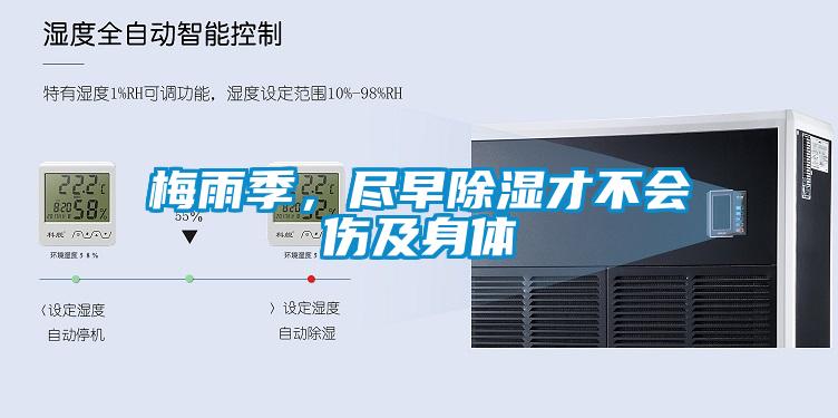 梅雨季，盡早除濕才不會傷及身體