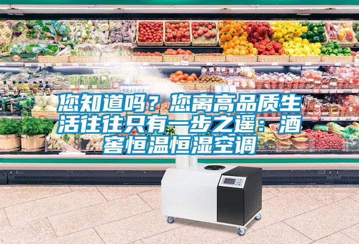 您知道嗎？您離高品質(zhì)生活往往只有一步之遙：酒窖恒溫恒濕空調(diào)