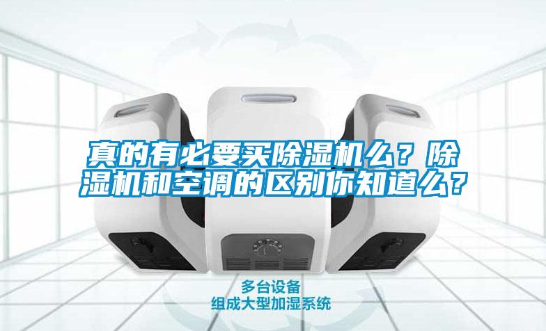 真的有必要買除濕機(jī)么？除濕機(jī)和空調(diào)的區(qū)別你知道么？