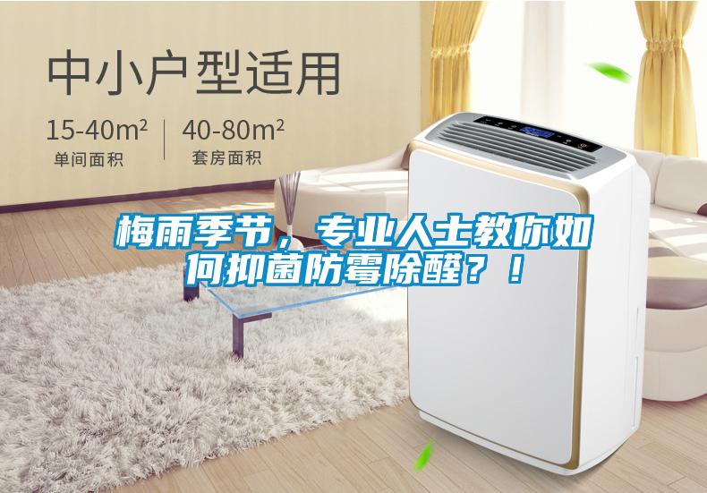 梅雨季節(jié)，專業(yè)人士教你如何抑菌防霉除醛？！