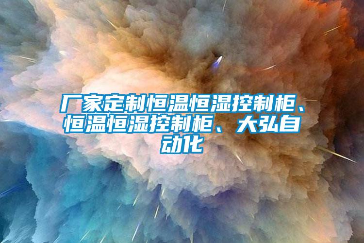 廠家定制恒溫恒濕控制柜、恒溫恒濕控制柜、大弘自動化
