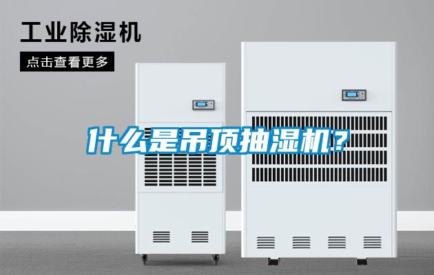 什么是吊頂抽濕機？