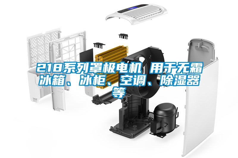 218系列罩極電機(jī) 用于無(wú)霜冰箱、冰柜、空調(diào)、除濕器等