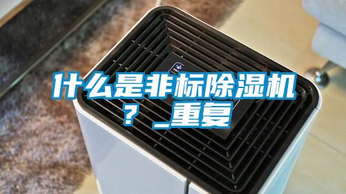 什么是非標(biāo)除濕機？_重復(fù)