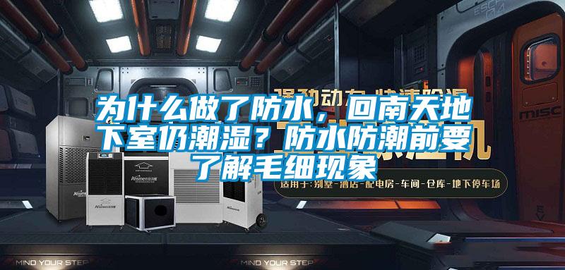 為什么做了防水，回南天地下室仍潮濕？防水防潮前要了解毛細現(xiàn)象