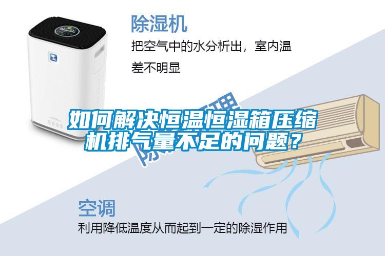 如何解決恒溫恒濕箱壓縮機(jī)排氣量不足的問題？