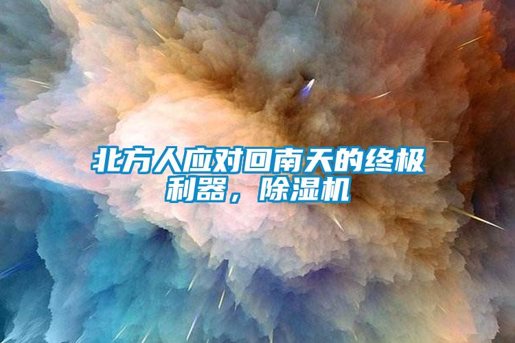 北方人應(yīng)對(duì)回南天的終極利器，除濕機(jī)
