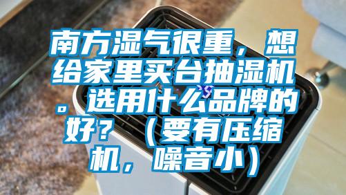 南方濕氣很重，想給家里買臺(tái)抽濕機(jī)。選用什么品牌的好？（要有壓縮機(jī)，噪音?。?/></p>
						    <p style=