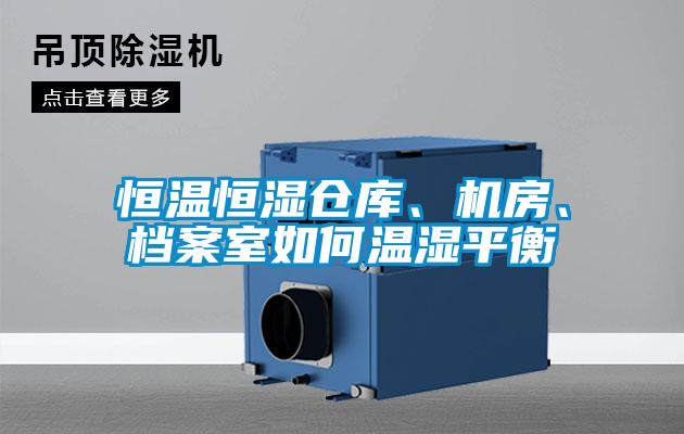恒溫恒濕倉庫、機(jī)房、檔案室如何溫濕平衡