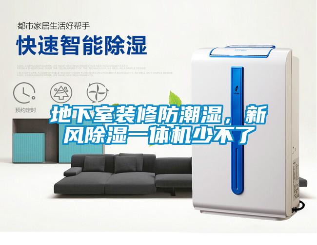 地下室裝修防潮濕，新風除濕一體機少不了