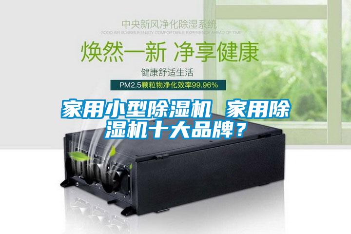 家用小型除濕機 家用除濕機十大品牌？