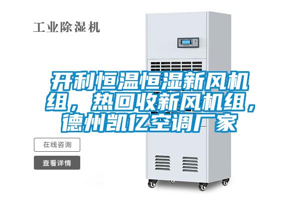 開利恒溫恒濕新風(fēng)機(jī)組，熱回收新風(fēng)機(jī)組，德州凱億空調(diào)廠家