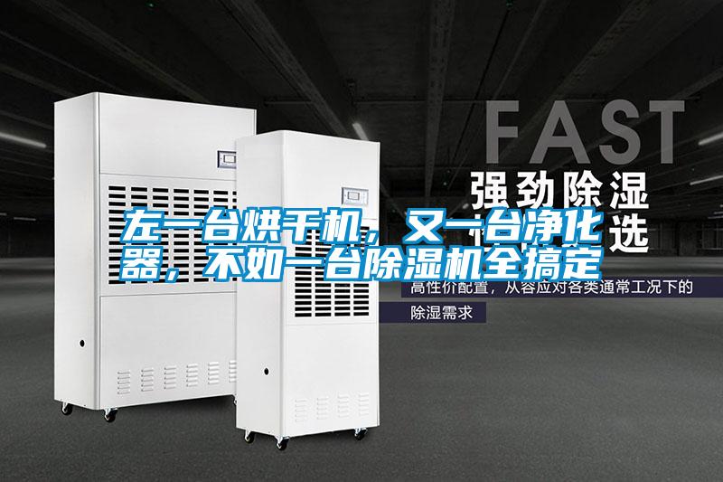 左一臺烘干機，又一臺凈化器，不如一臺除濕機全搞定