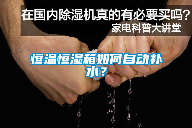 恒溫恒濕箱如何自動(dòng)補(bǔ)水？