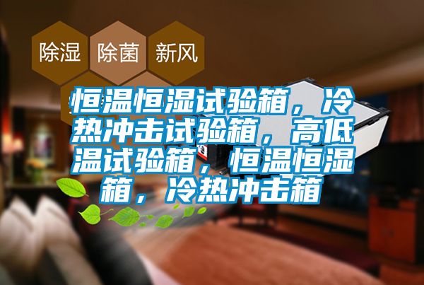 恒溫恒濕試驗(yàn)箱，冷熱沖擊試驗(yàn)箱，高低溫試驗(yàn)箱，恒溫恒濕箱，冷熱沖擊箱