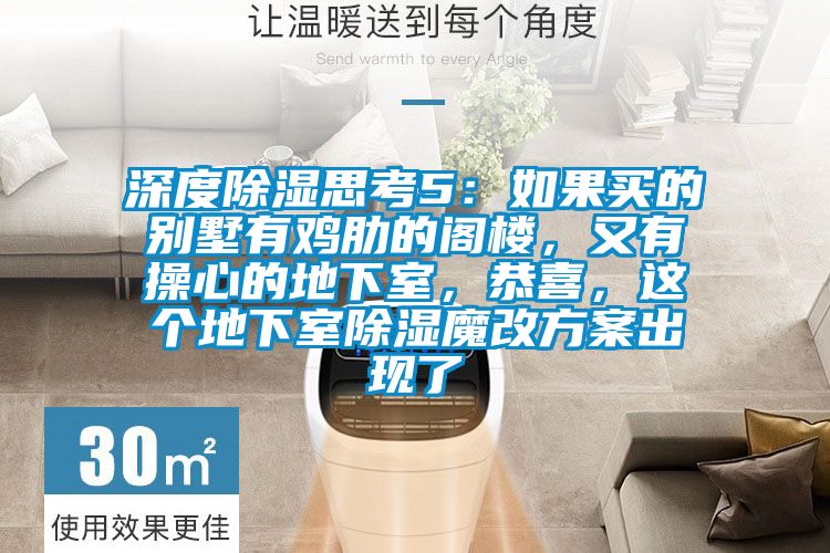 深度除濕思考5：如果買的別墅有雞肋的閣樓，又有操心的地下室，恭喜，這個地下室除濕魔改方案出現(xiàn)了