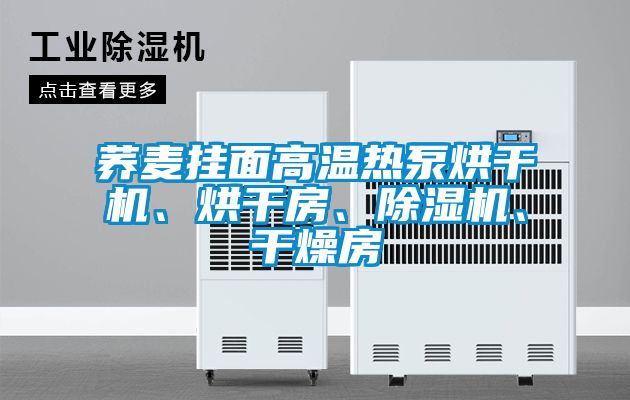 蕎麥掛面高溫熱泵烘干機、烘干房、除濕機、干燥房