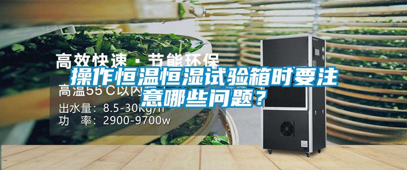 操作恒溫恒濕試驗(yàn)箱時要注意哪些問題？