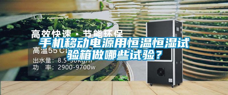 手機(jī)移動(dòng)電源用恒溫恒濕試驗(yàn)箱做哪些試驗(yàn)？