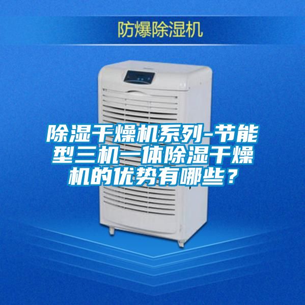 除濕干燥機系列-節(jié)能型三機一體除濕干燥機的優(yōu)勢有哪些？