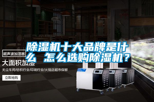 除濕機十大品牌是什么 怎么選購除濕機？