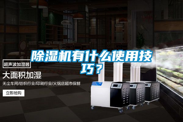 除濕機(jī)有什么使用技巧？
