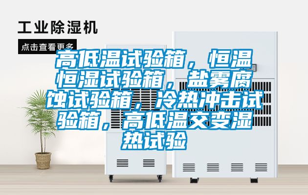 高低溫試驗(yàn)箱，恒溫恒濕試驗(yàn)箱，鹽霧腐蝕試驗(yàn)箱，冷熱沖擊試驗(yàn)箱，高低溫交變濕熱試驗(yàn)