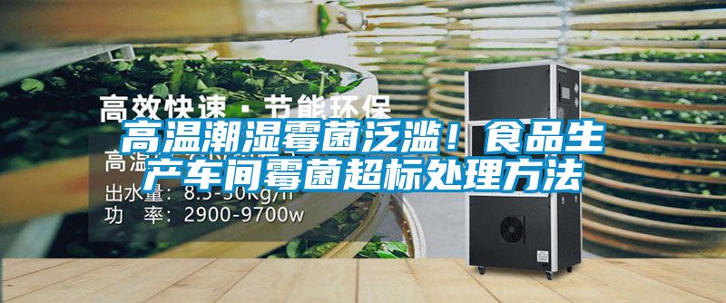 高溫潮濕霉菌泛濫！食品生產(chǎn)車間霉菌超標(biāo)處理方法