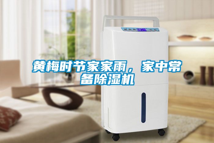 黃梅時節(jié)家家雨，家中常備除濕機