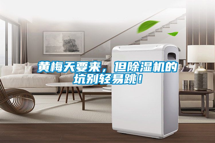 黃梅天要來，但除濕機的坑別輕易跳！